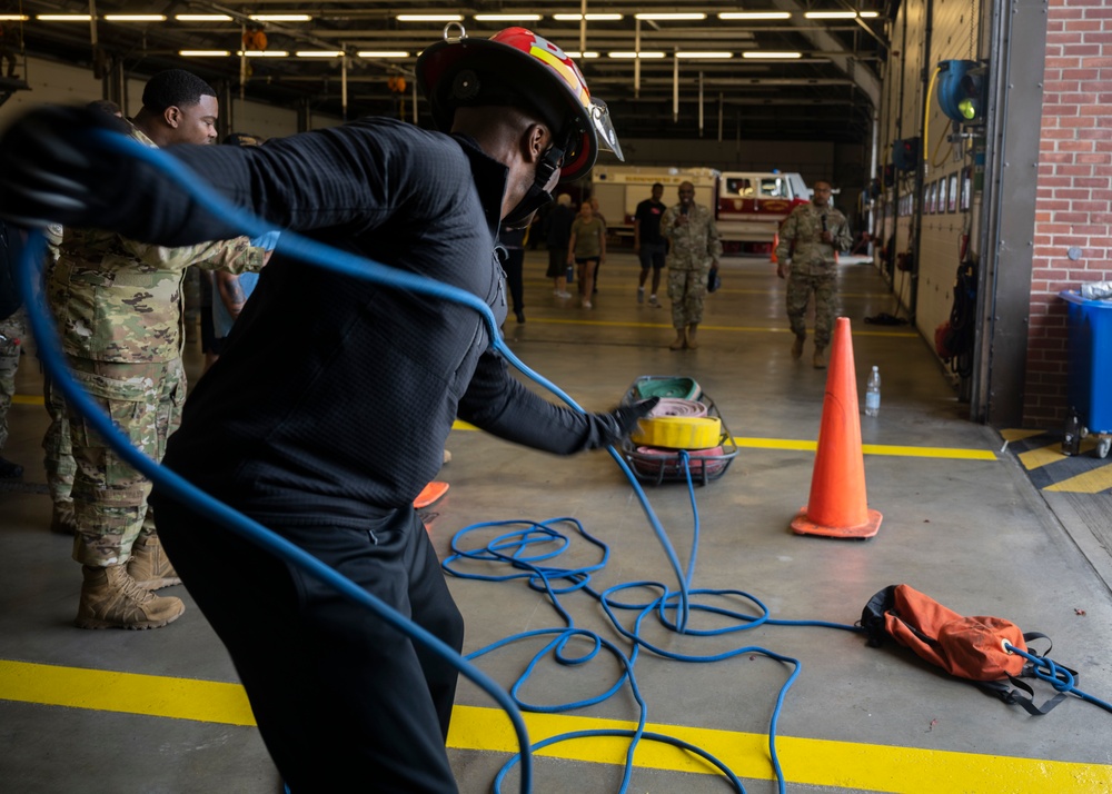 RAF Mildenhall hosts 2021 Fire Muster Challenge for Fire Prevention Week