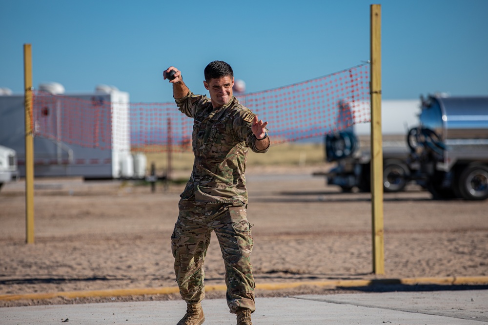 Task Force Holloman hosts cricket game with Afghan evacuees