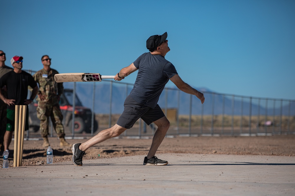 Task Force Holloman hosts cricket game with Afghan evacuees