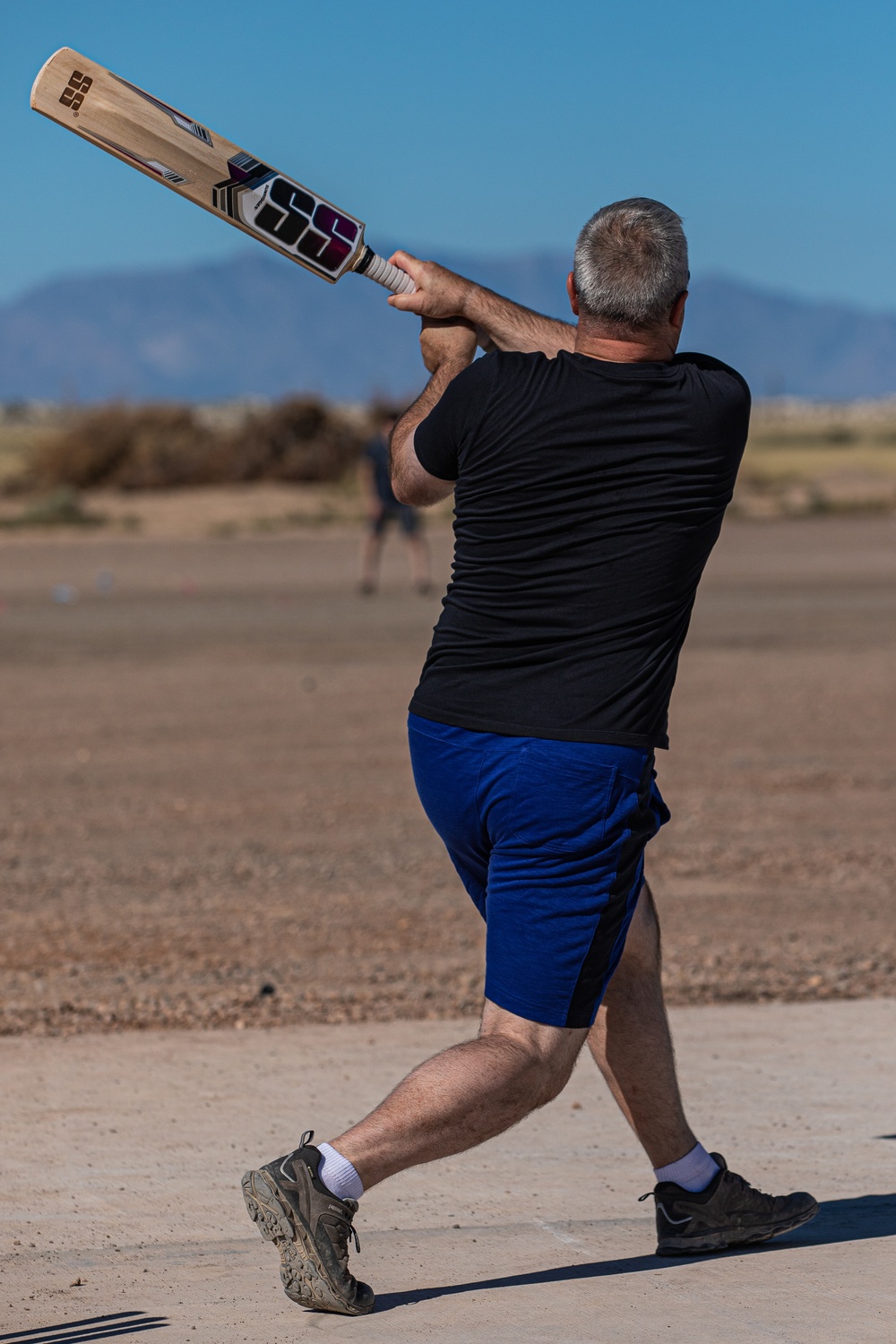 Task Force Holloman hosts cricket game with Afghan evacuees