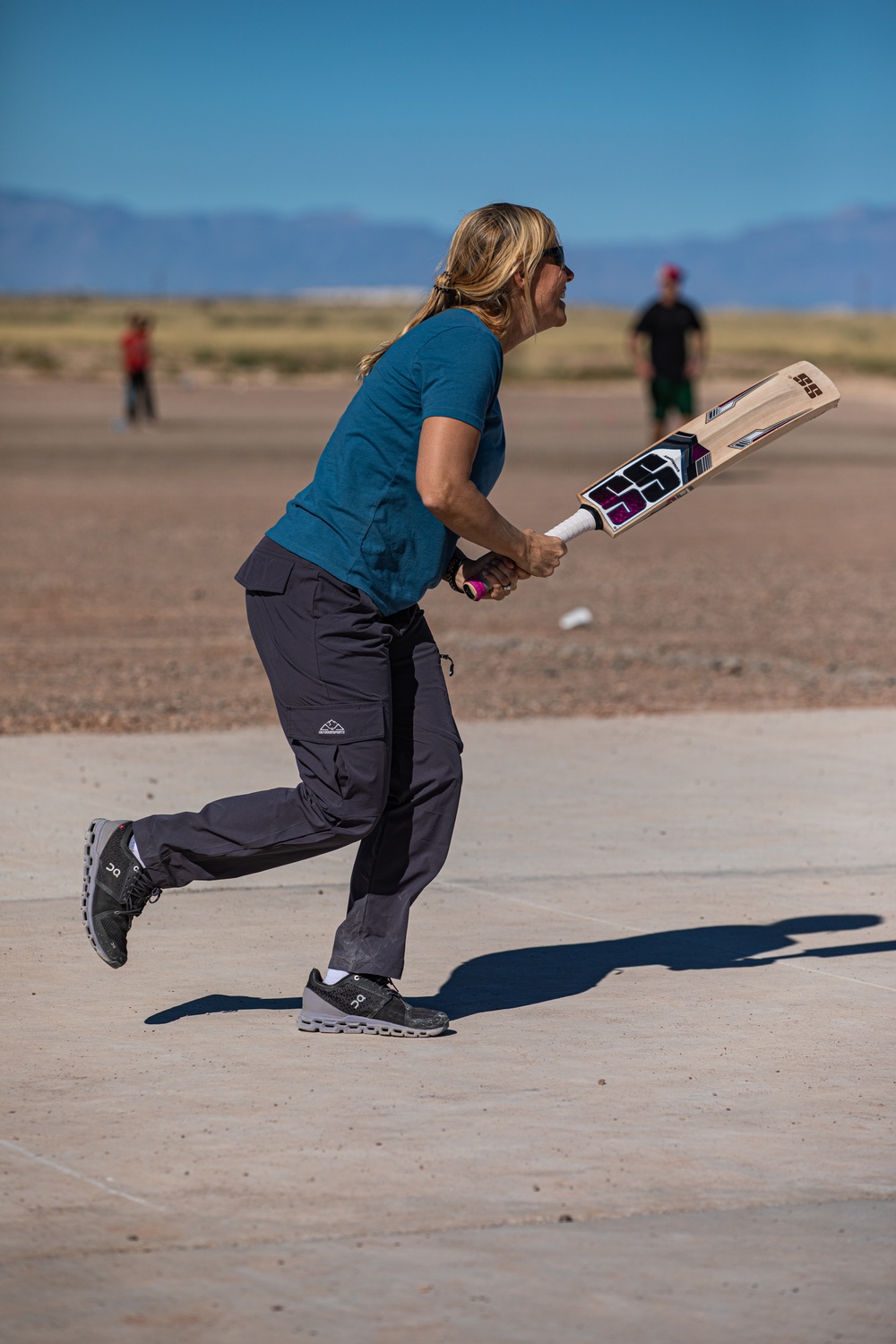 Task Force Holloman hosts cricket game with Afghan evacuees