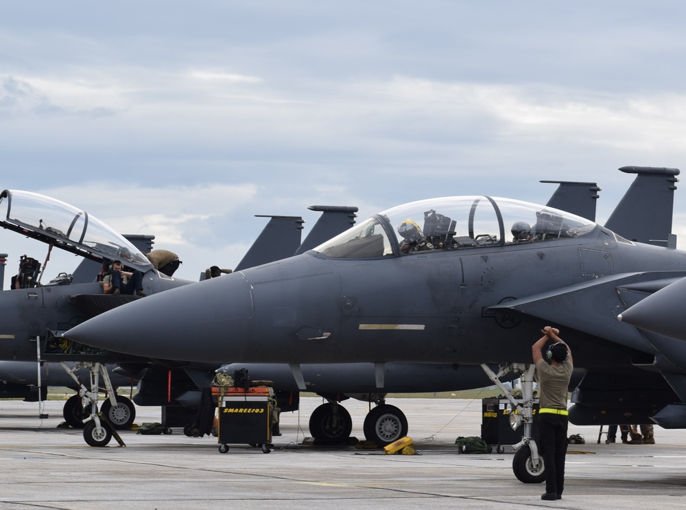 Strike Eagles sharpen talons alongside Greek F-16s