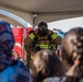 Task Force Holloman firefighters demonstrate fire safety for Afghan children