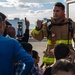 Task Force Holloman firefighters demonstrate fire safety for Afghan children