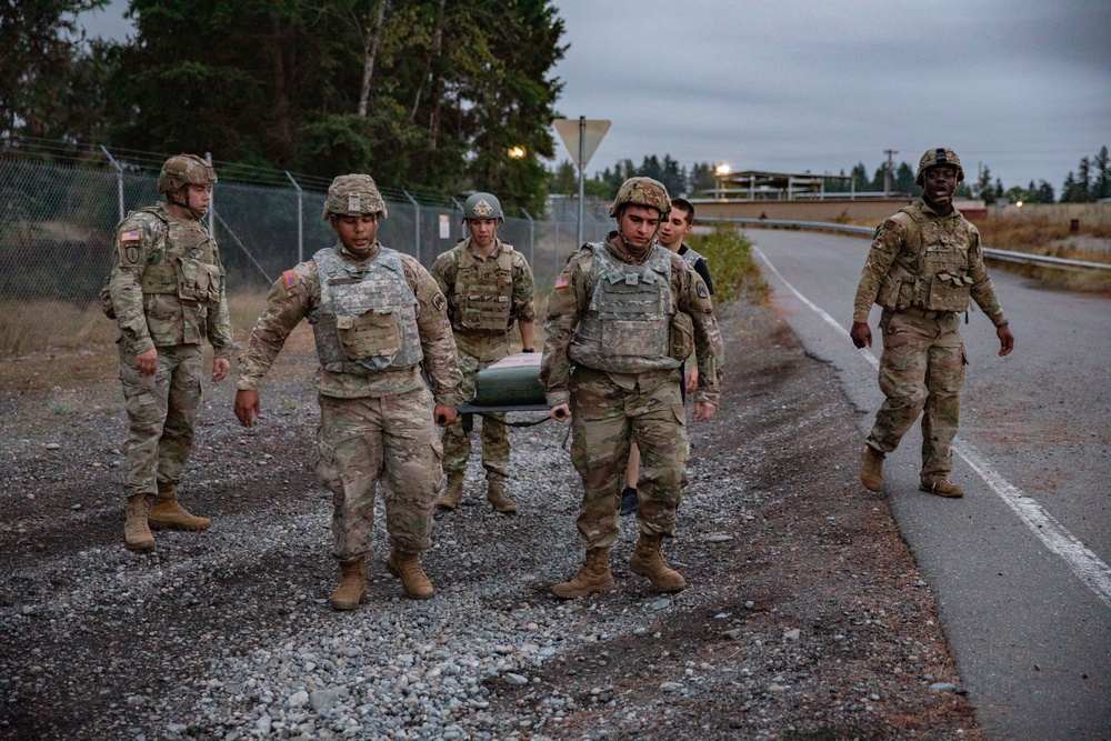 Raptor Soldiers Conduct Mogadishu Mile