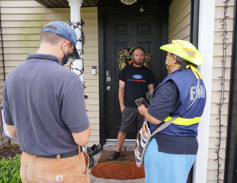 Hurricane Ida: Destrehan Disaster Survivor Assistance Canvassing
