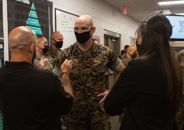 SMMC visits Camp Geiger to observe IMC perform the Strength Power Assessment