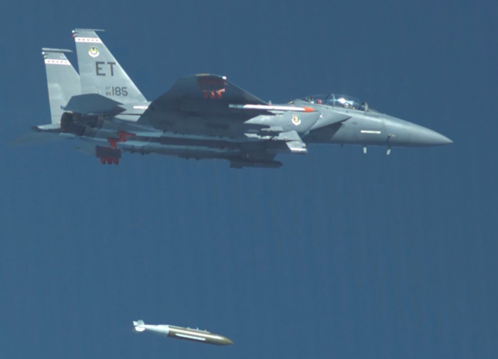 Eglin test squadron releases GBU-72 for first time