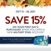 MILITARY STAR 15% First Day Offer