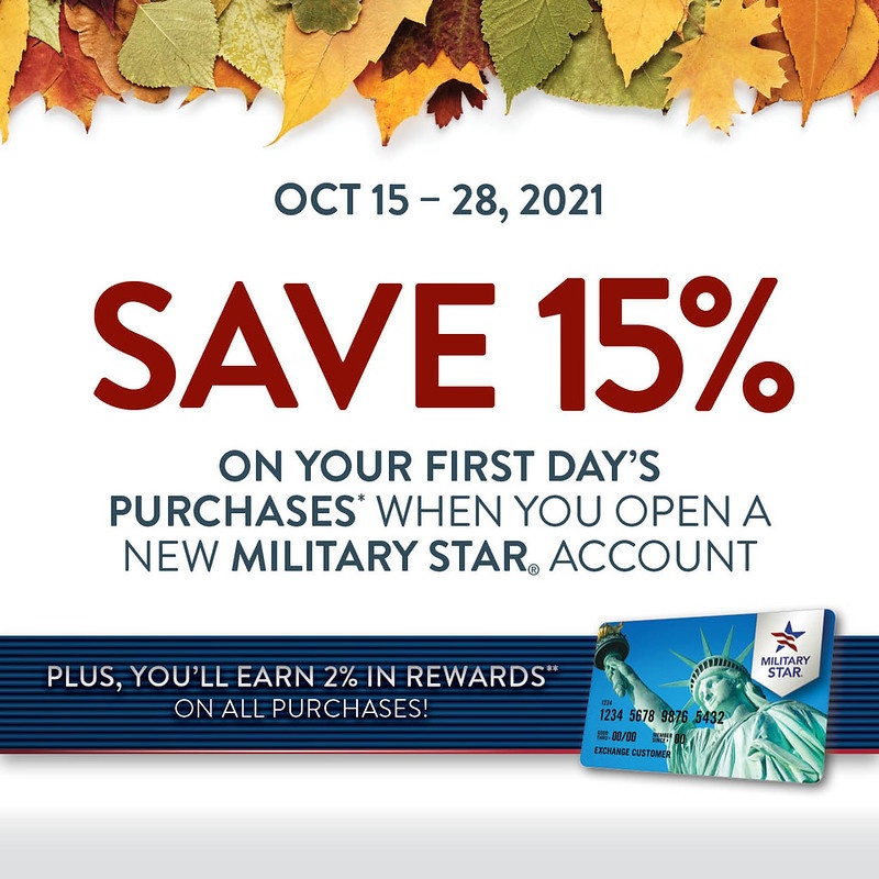 MILITARY STAR 15% First Day Offer