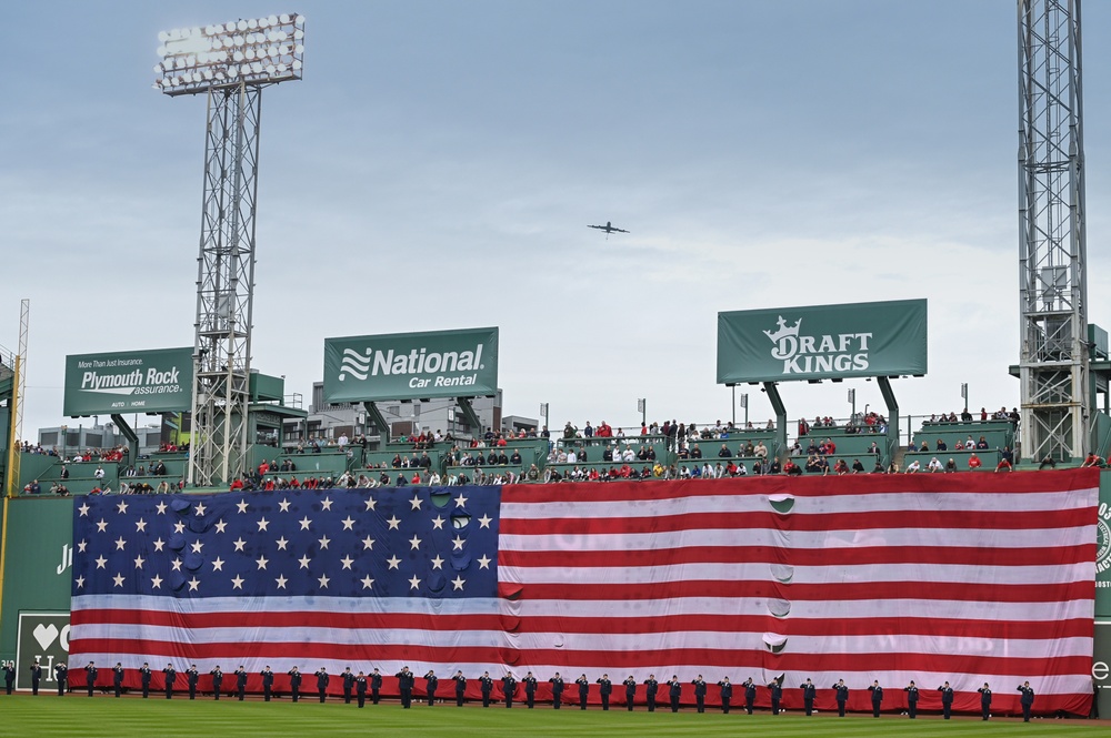 Airmen participate in Fenway pregame events