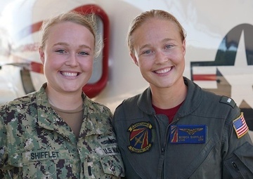 Twins Pose for a Photo