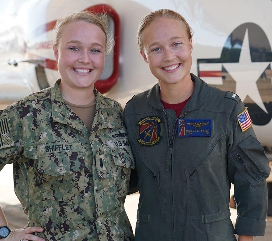 Twins Pose for a Photo