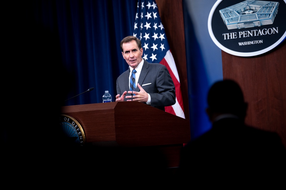 Pentagon Spokesman Holds Press Briefing