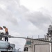 USS Charleston Sailors Conduct Maintenance on MH-60S Seahawk assigned to HSC-21
