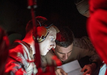 LAR Co. platoon reinforcement exercise aboard USS Portland