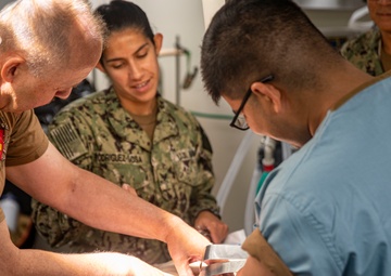 LAR Co. platoon reinforcement exercise aboard USS Portland