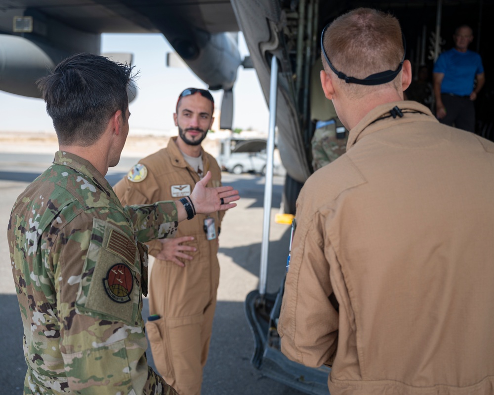 Largest CENTCOM C-130 Squadron hosts coalition partners