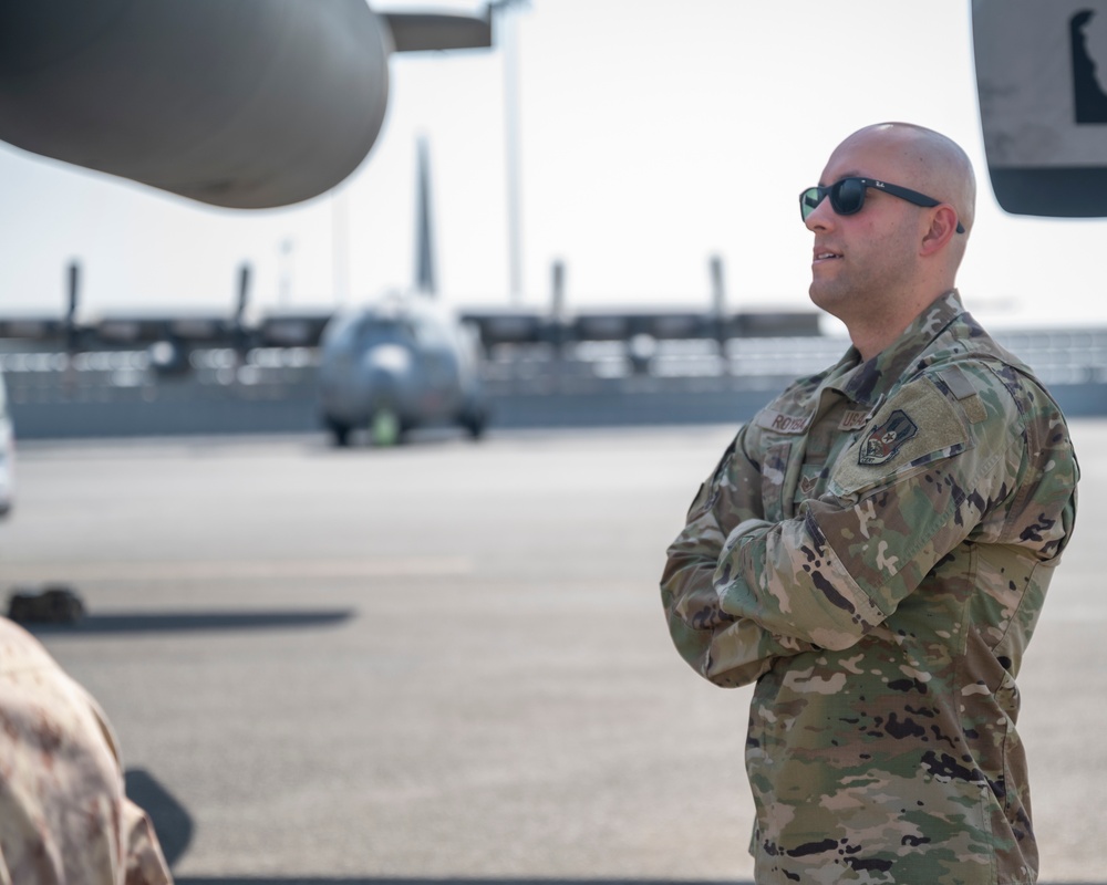 Largest CENTCOM C-130 Squadron hosts coalition partners