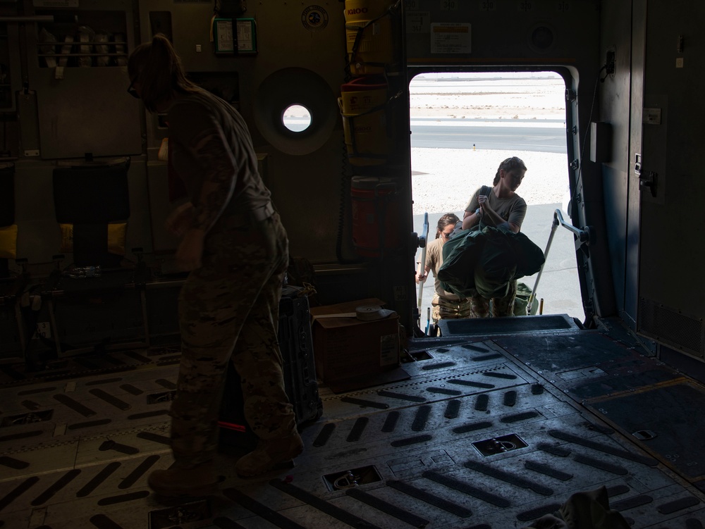 AUAB all female aircrew takes charge