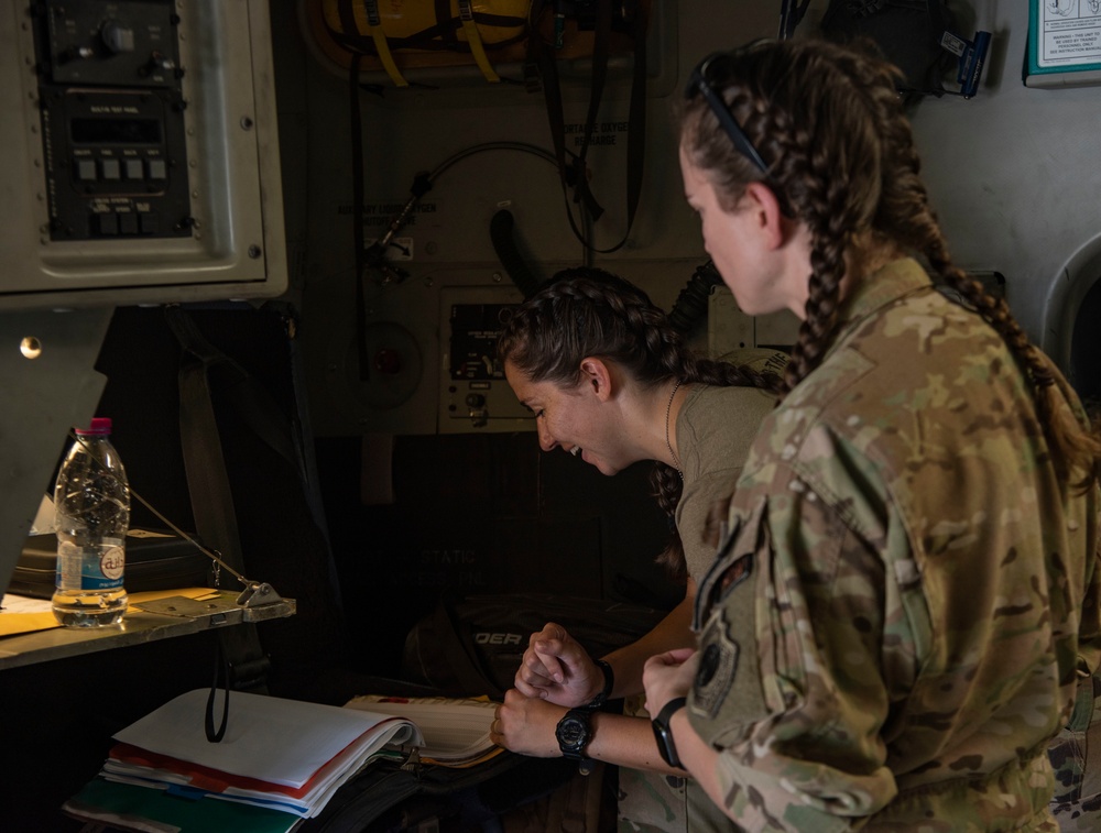 AUAB all female aircrew takes charge