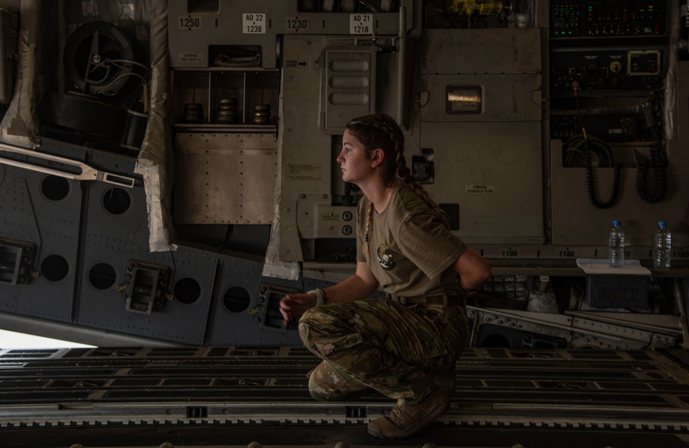 AUAB all female aircrew takes charge
