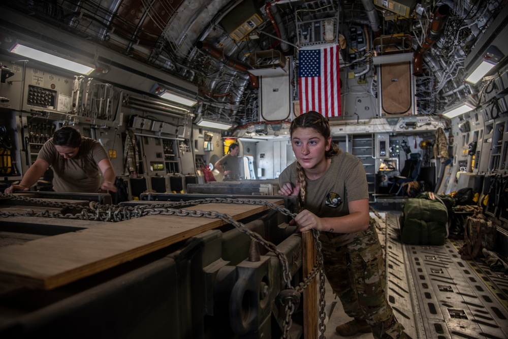 AUAB all female aircrew takes charge