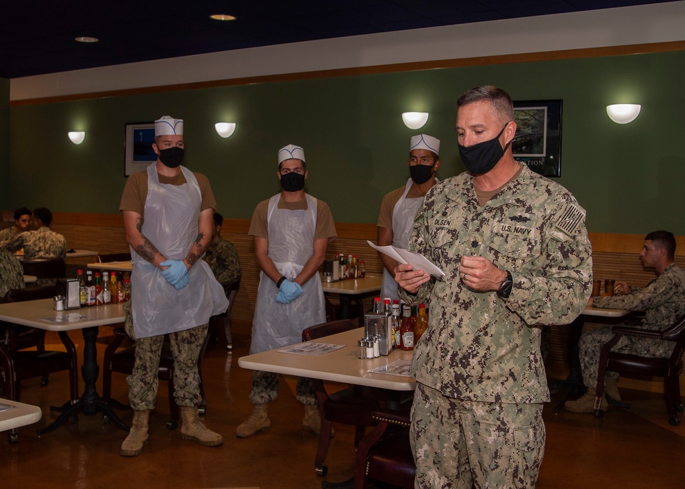 Naval Mobile Construction Battalion 5 celebrates the Navy's 246th Birthday