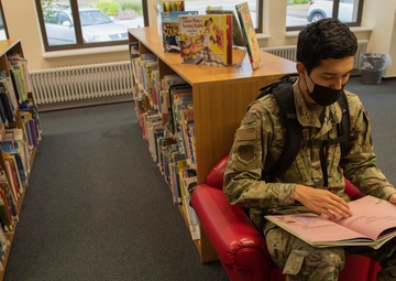Airman bridges relationships through story time
