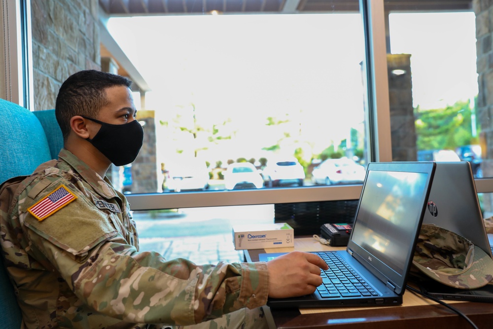 U.S. Army Medical Response Team Members Out-Process