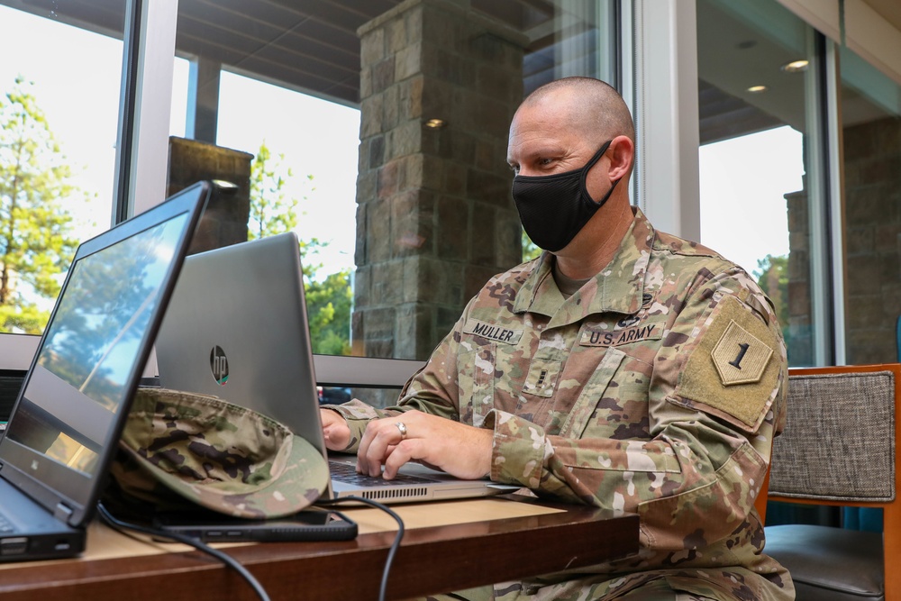 U.S. Army Medical Response Team Members Out-Process