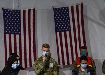 Army leader offers glimpse of quality of life support for Afghans at Fort Lee