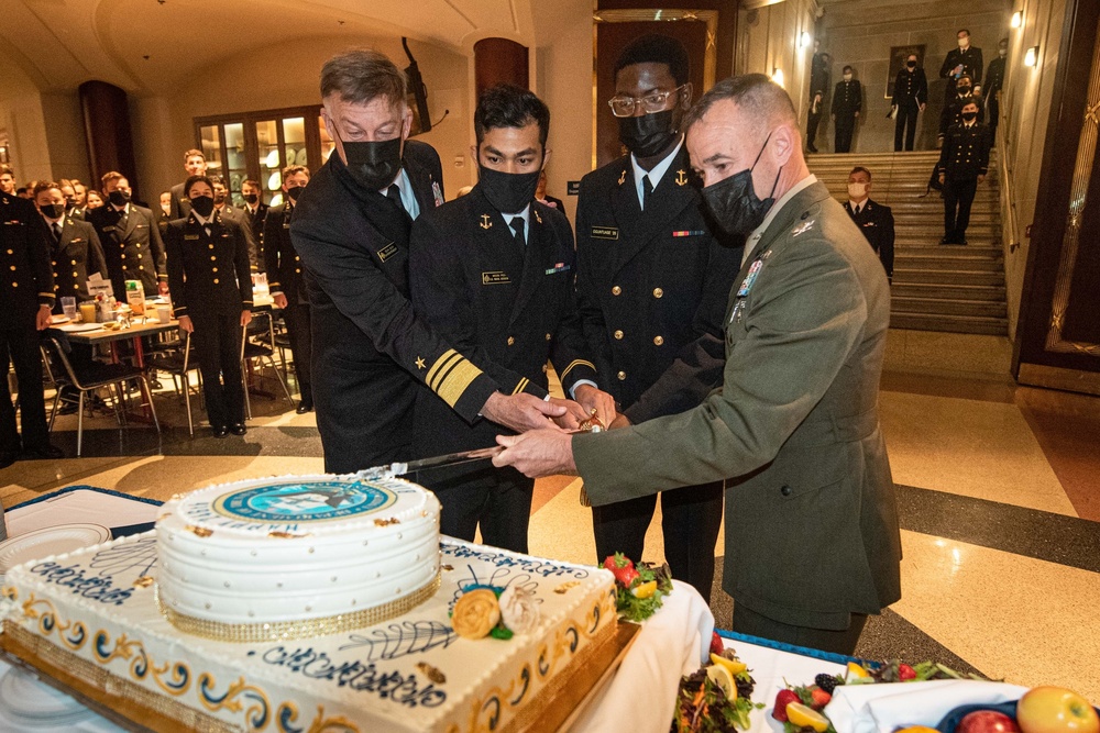 Navy Birthday Cake Cutting at USNA