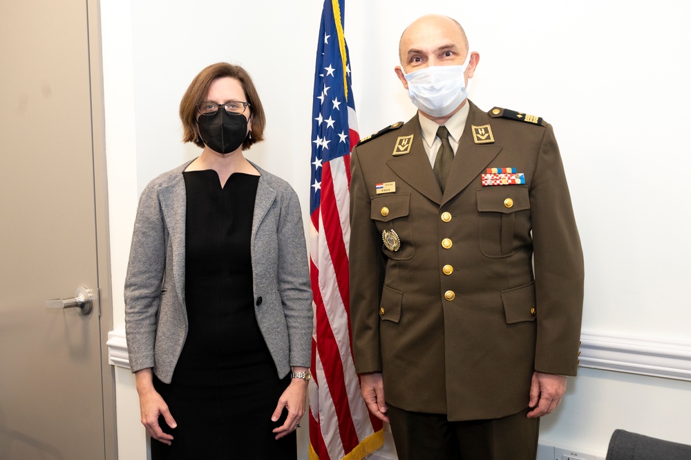 Defense Official Laura Cooper Meets with Director of the Croatia Military Security – Intelligence Agency