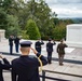 Warrant Officer Kazuo Nemoto, Sergeant Major of the Japan Ground Self-Defense Force Particaptes in a Public Wreath-Laying Ceremony at the Tomb of the Unknown Soldier