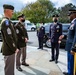 Warrant Officer Kazuo Nemoto, Sergeant Major of the Japan Ground Self-Defense Force Particaptes in a Public Wreath-Laying Ceremony at the Tomb of the Unknown Soldier
