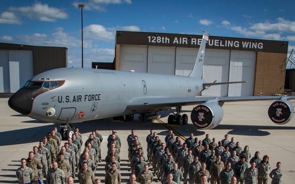 128th Air Refueling Wing Group Photos