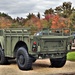 Fall colors at Fort McCoy's Equipment Park in historic Commemorative Area