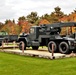 Fall colors at Fort McCoy's Equipment Park in historic Commemorative Area