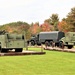 Fall colors at Fort McCoy's Equipment Park in historic Commemorative Area