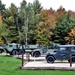 Fall colors at Fort McCoy's Equipment Park in historic Commemorative Area