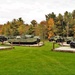 Fall colors at Fort McCoy's Equipment Park in historic Commemorative Area