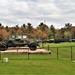 Fall colors at Fort McCoy's Equipment Park in historic Commemorative Area