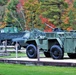Fall colors at Fort McCoy's Equipment Park in historic Commemorative Area