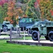Fall colors at Fort McCoy's Equipment Park in historic Commemorative Area
