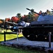 Fall colors at Fort McCoy's Equipment Park in historic Commemorative Area