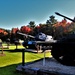 Fall colors at Fort McCoy's Equipment Park in historic Commemorative Area