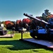 Fall colors at Fort McCoy's Equipment Park in historic Commemorative Area