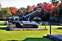 Fall colors at Fort McCoy's Equipment Park in historic Commemorative Area