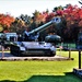 Fall colors at Fort McCoy's Equipment Park in historic Commemorative Area